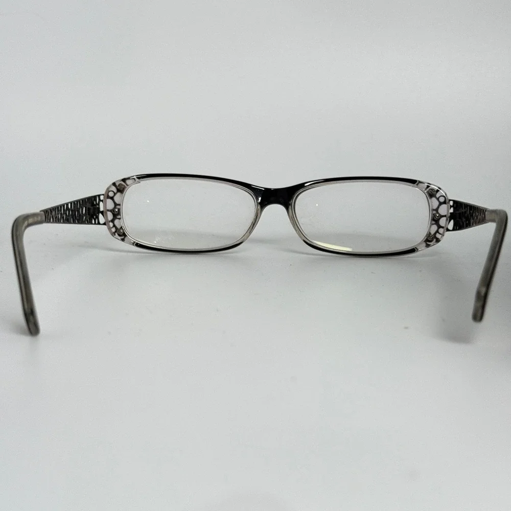 Jean Lafont Paris Star 900 Eyeglasses Black Silver Cutout Frame 53-13-133 France